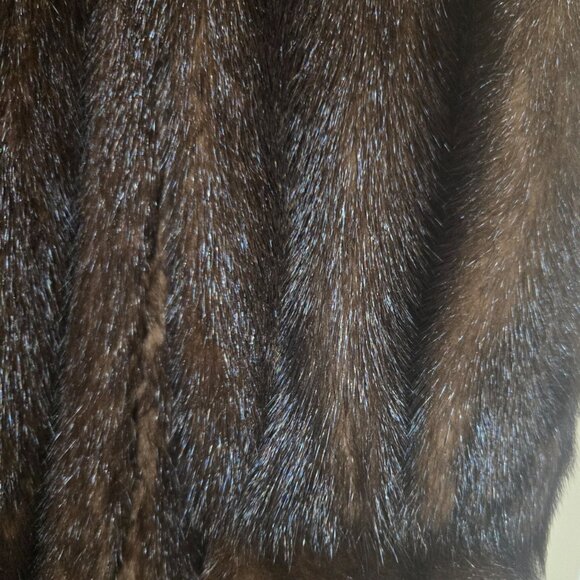 Saga full length 47" mink coat - Picture 6 of 12